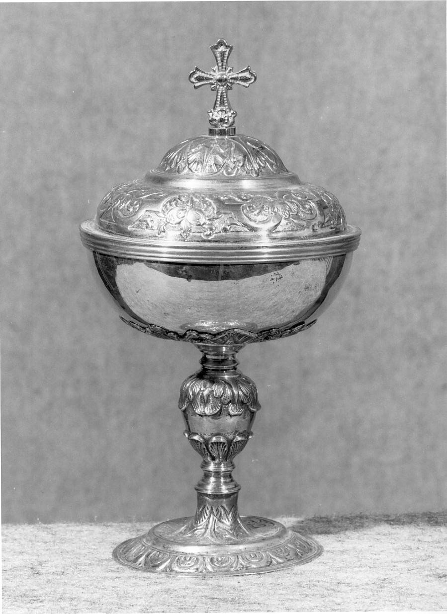 pisside, opera isolata - ambito mantovano (ultimo quarto sec. XIX)