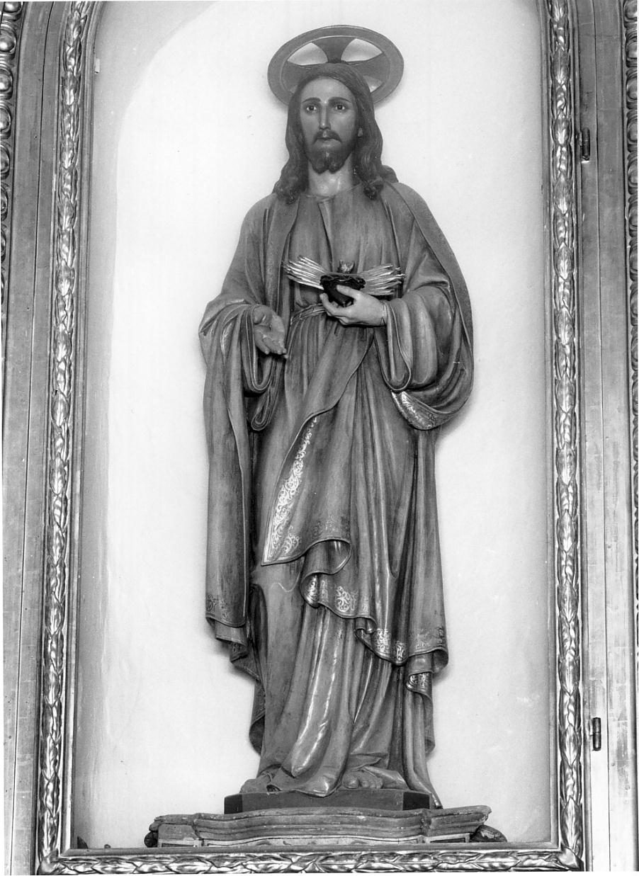 Sacro Cuore di Gesù (statua, opera isolata) - ambito mantovano (sec. XIX)
