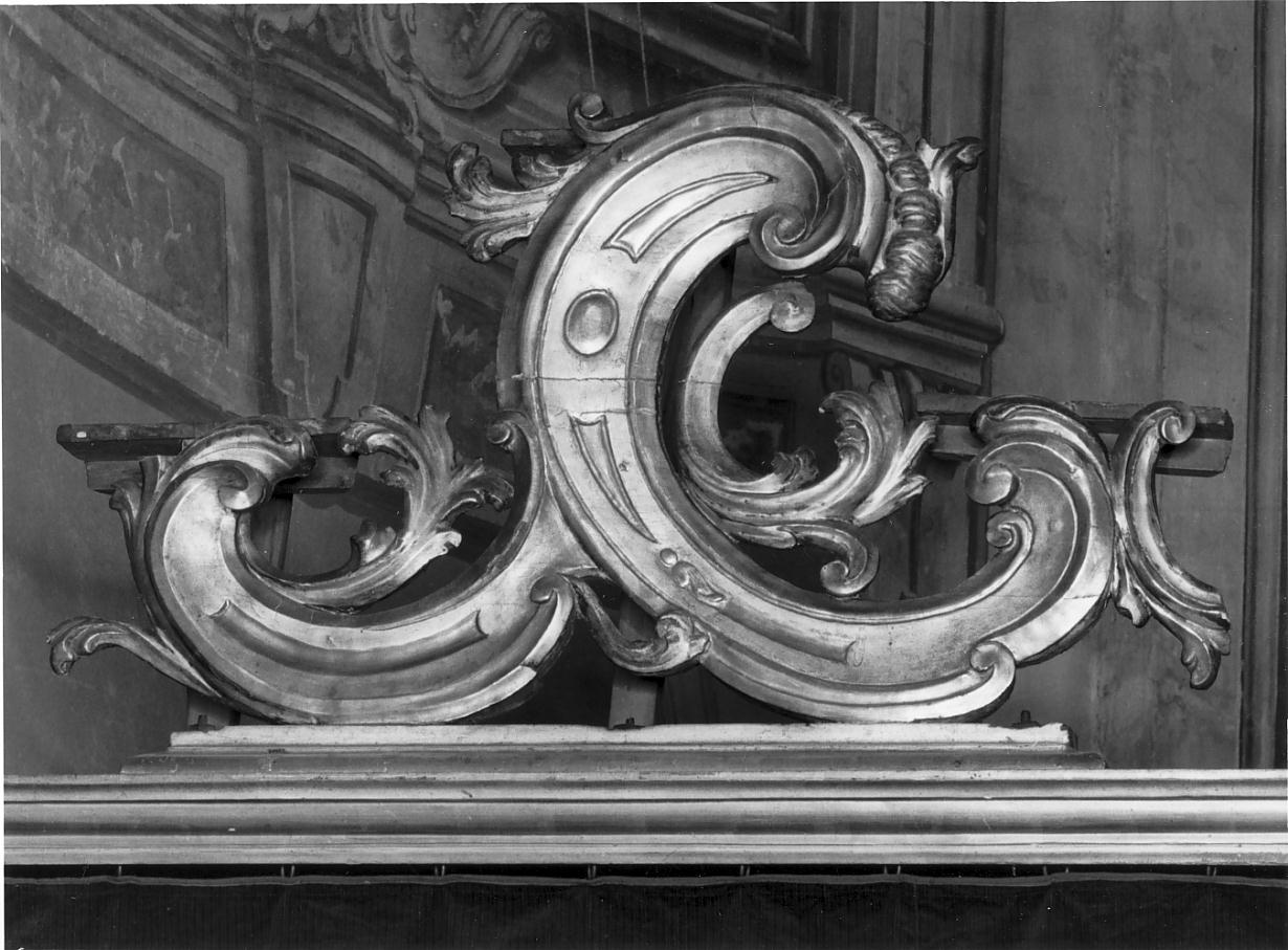 motivi decorativi a volute (decorazione plastica, insieme) - ambito mantovano (ultimo quarto sec. XVIII)