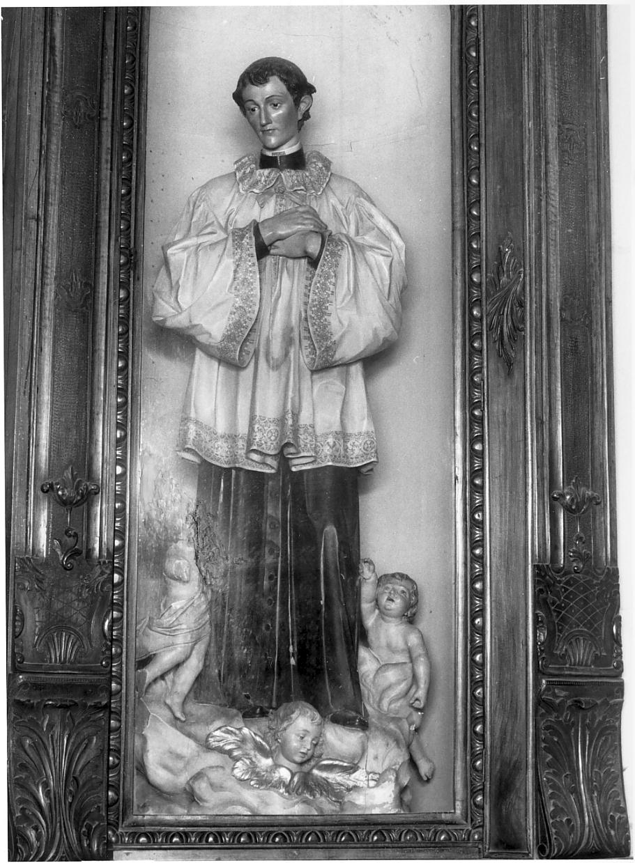 San Luigi Gonzaga (statua, opera isolata) - ambito mantovano (seconda metà sec. XVIII)