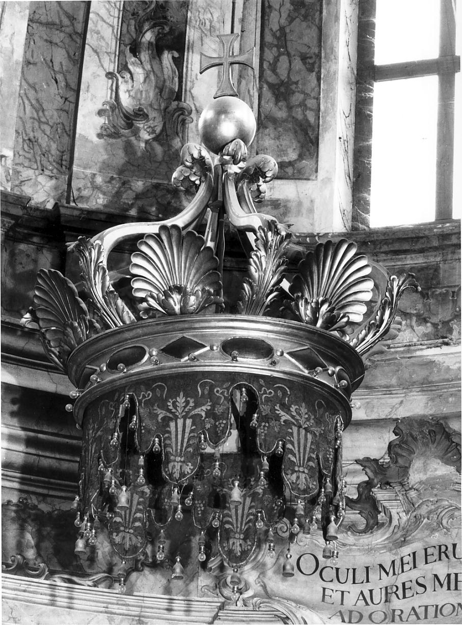 baldacchino d'altare, opera isolata - ambito mantovano (fine/inizio secc. XVIII/ XIX)
