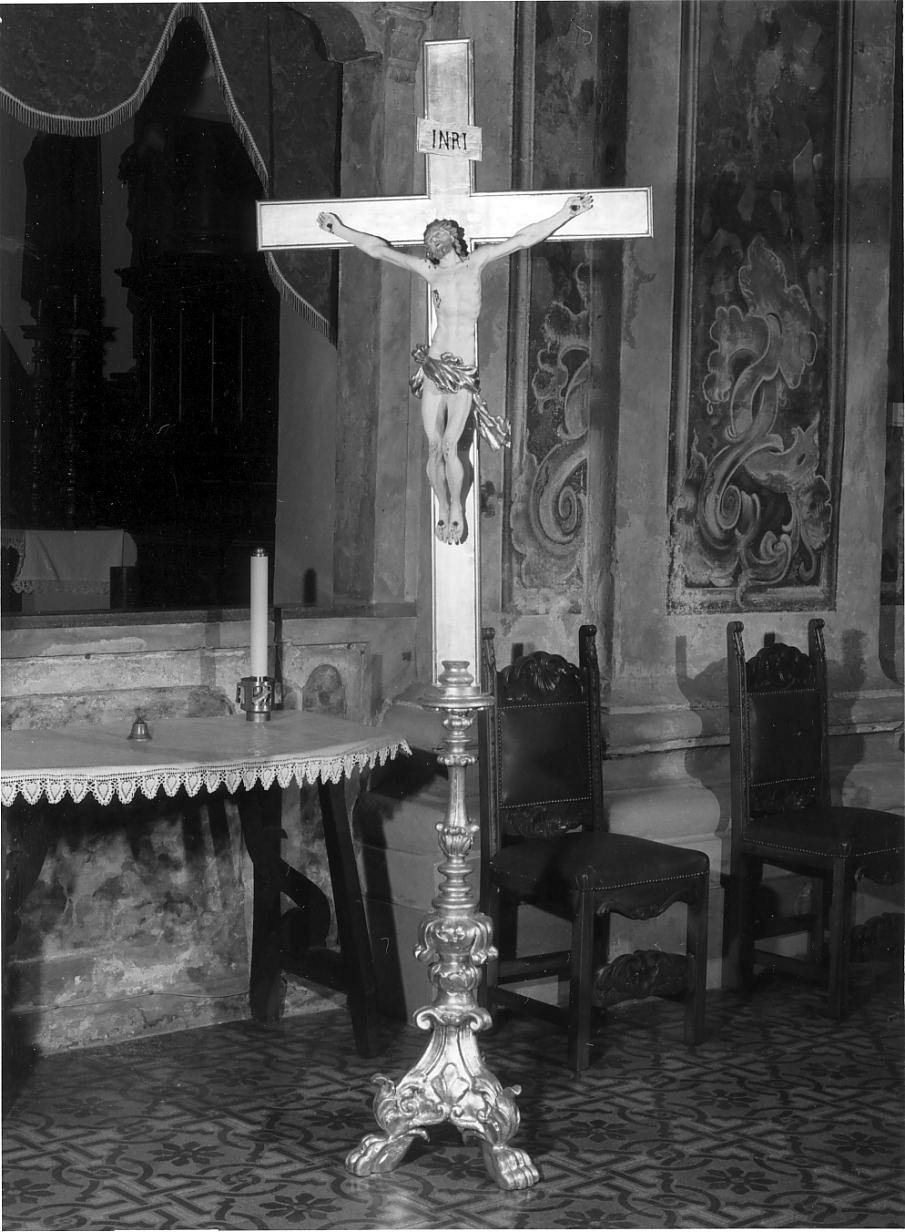 croce d'altare, opera isolata - ambito mantovano (seconda metà sec. XVIII)