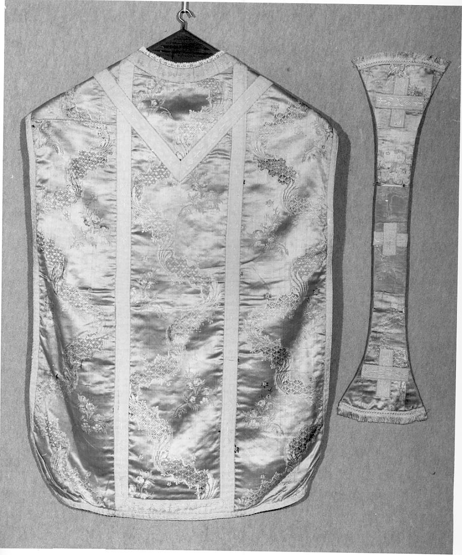 paramento liturgico, insieme - ambito mantovano (secc. XVIII/ XIX)