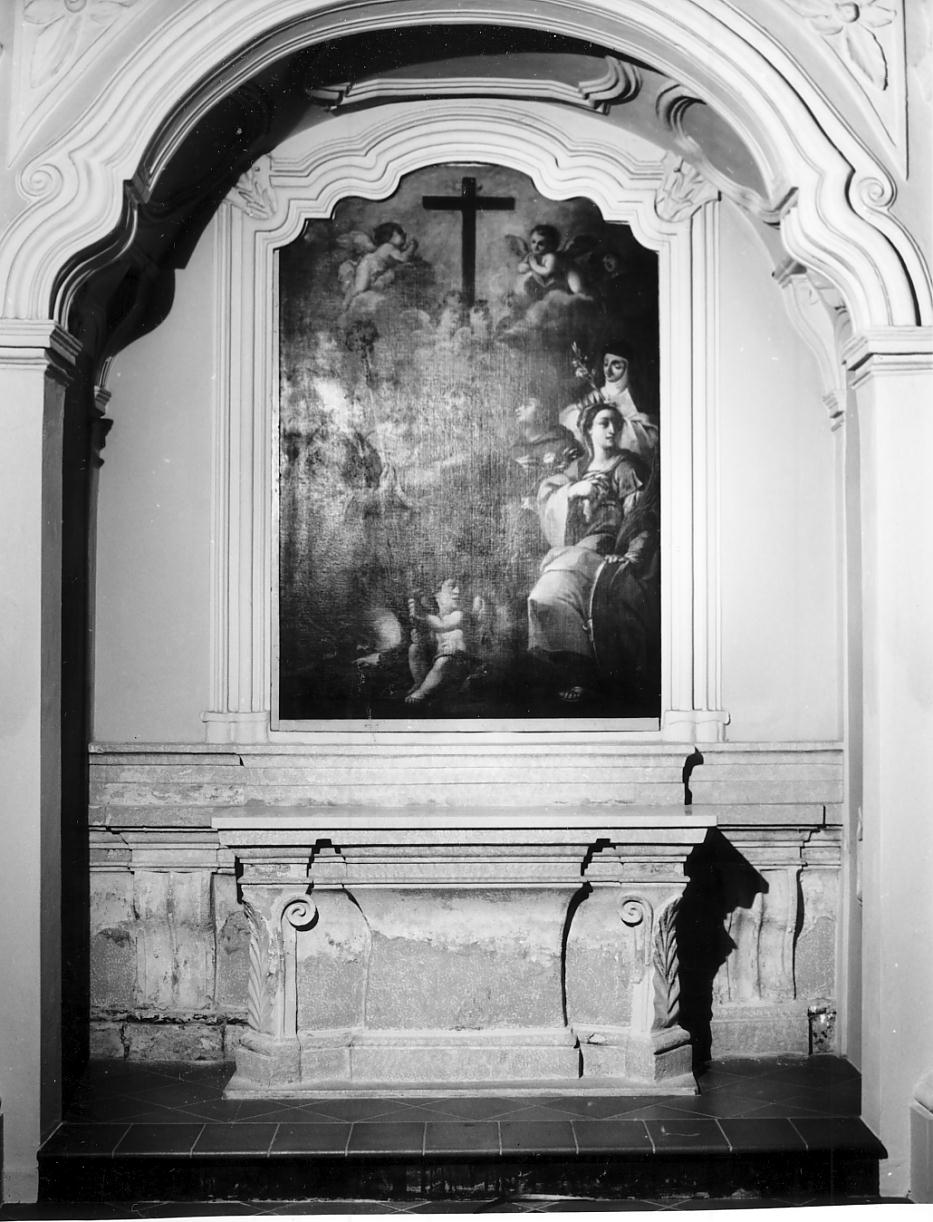 altare - a edicola, elemento d'insieme - ambito lombardo (sec. XVIII)