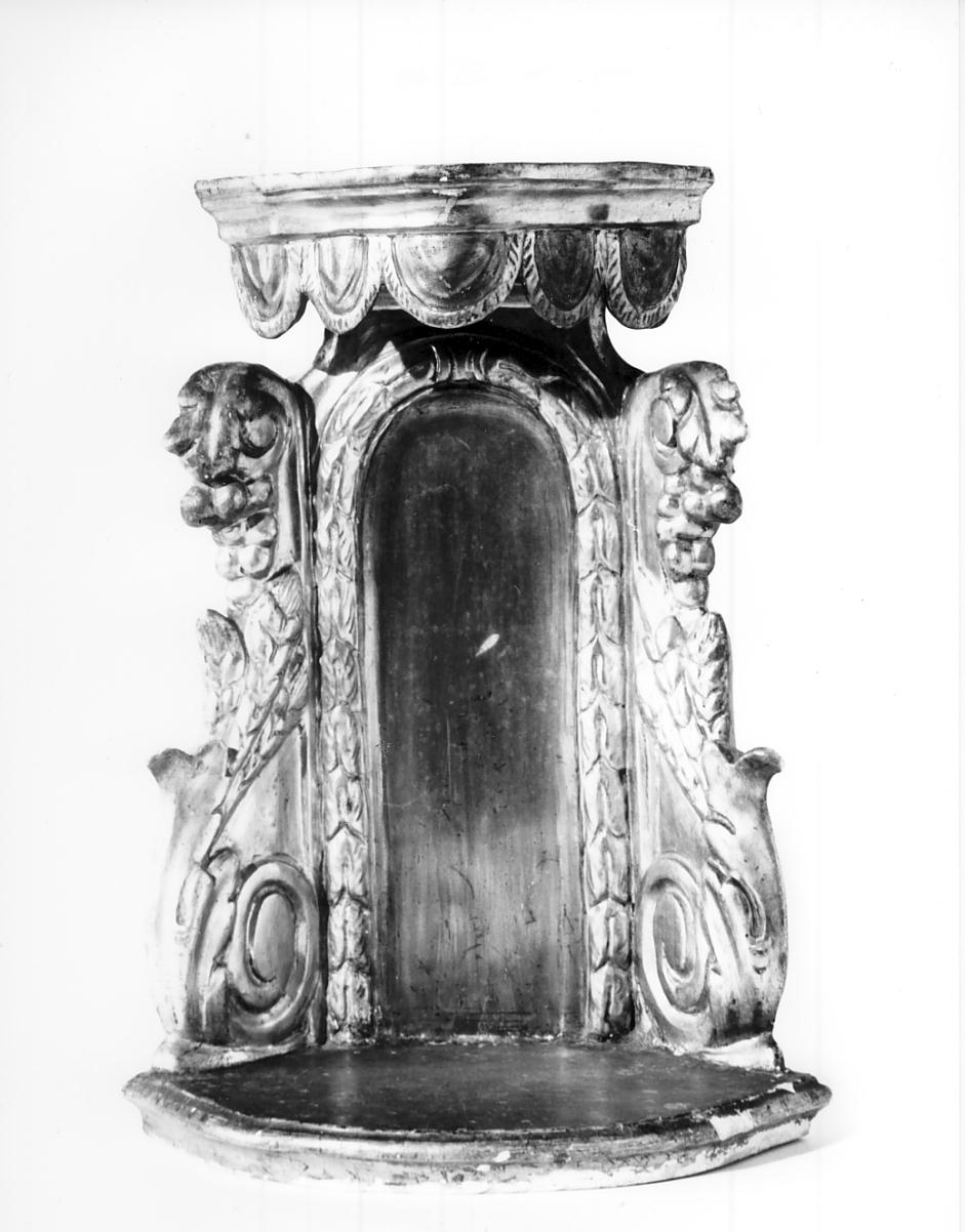 tronetto per esposizione eucaristica, opera isolata - ambito veneto (prima metà sec. XIX)
