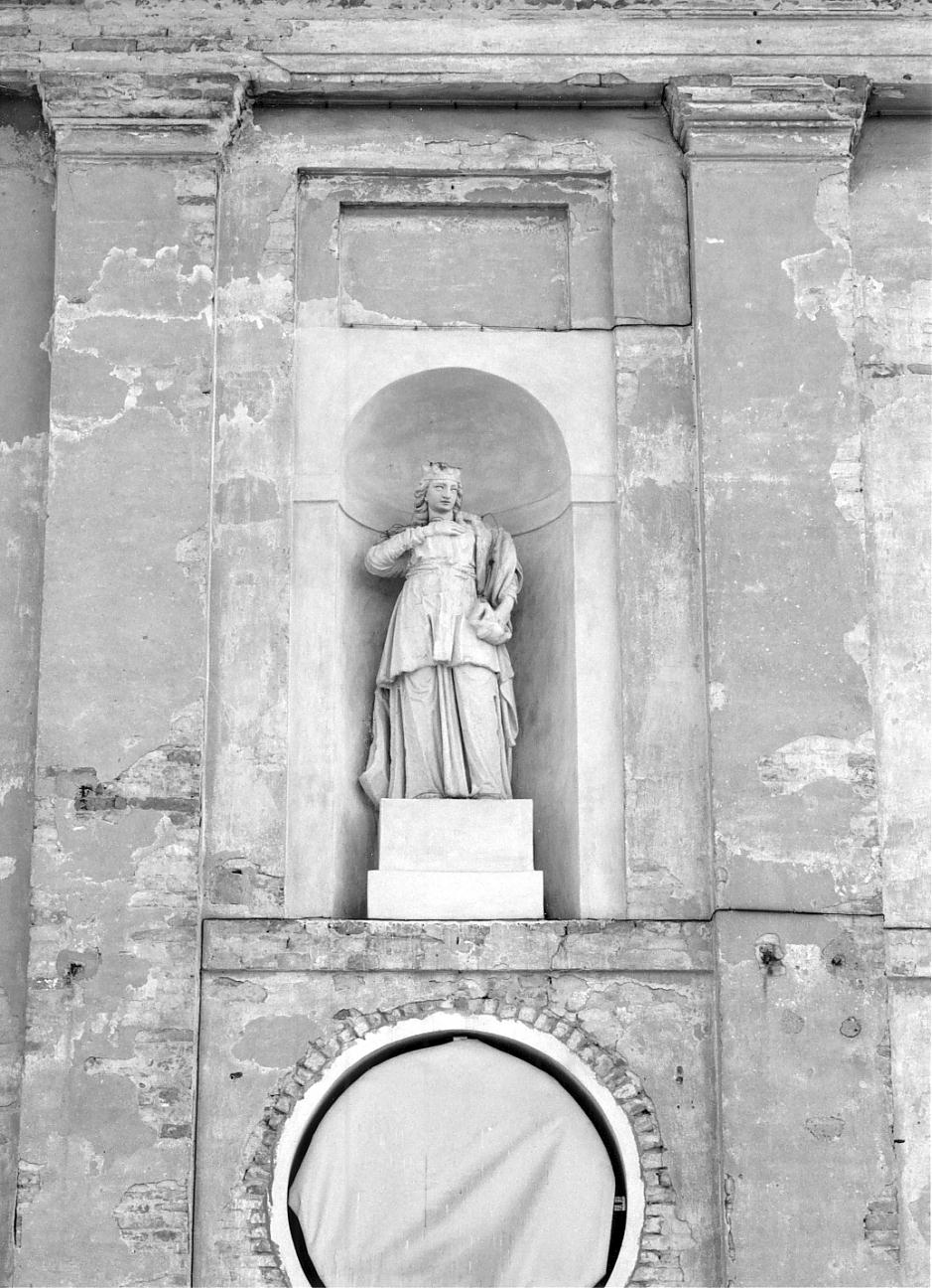 Santa Faustina (statua, elemento d'insieme) di Bernero Vittorio Amedeo (attribuito) (secc. XVIII/ XIX)
