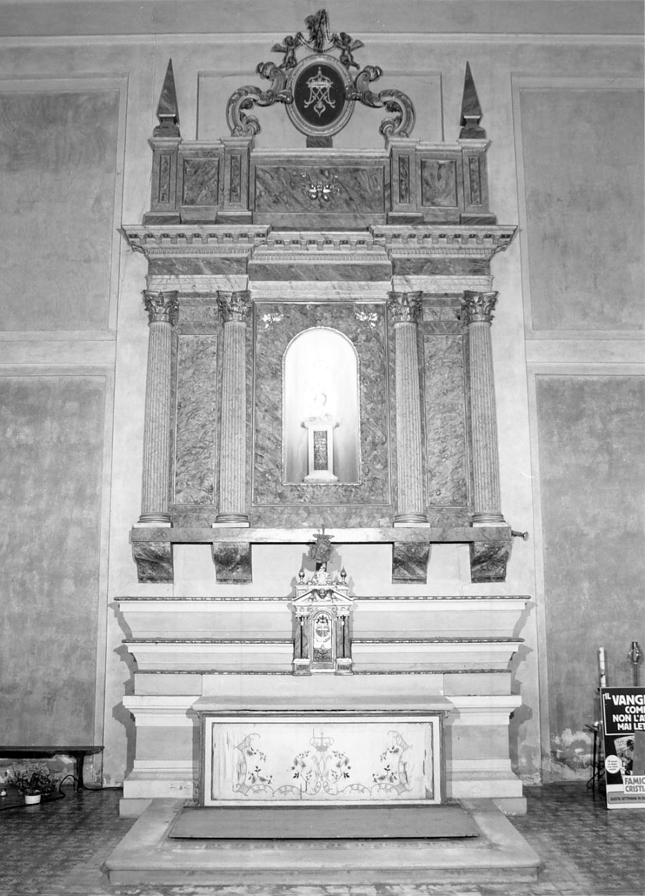 altare, insieme - produzione mantovana (seconda metà sec. XIX)