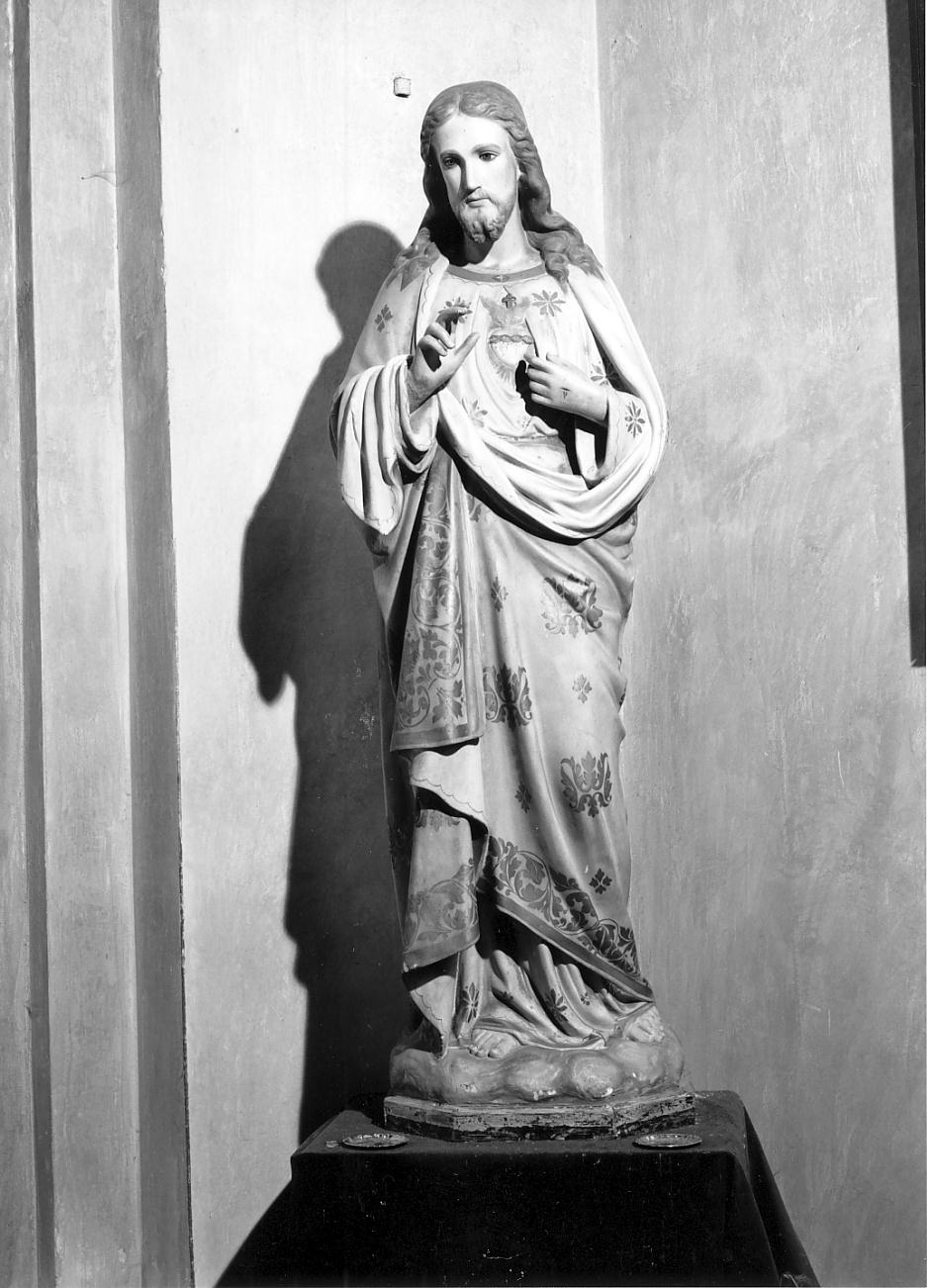 Sacro Cuore di Gesù (statua, opera isolata) - produzione lombarda (primo quarto sec. XX)