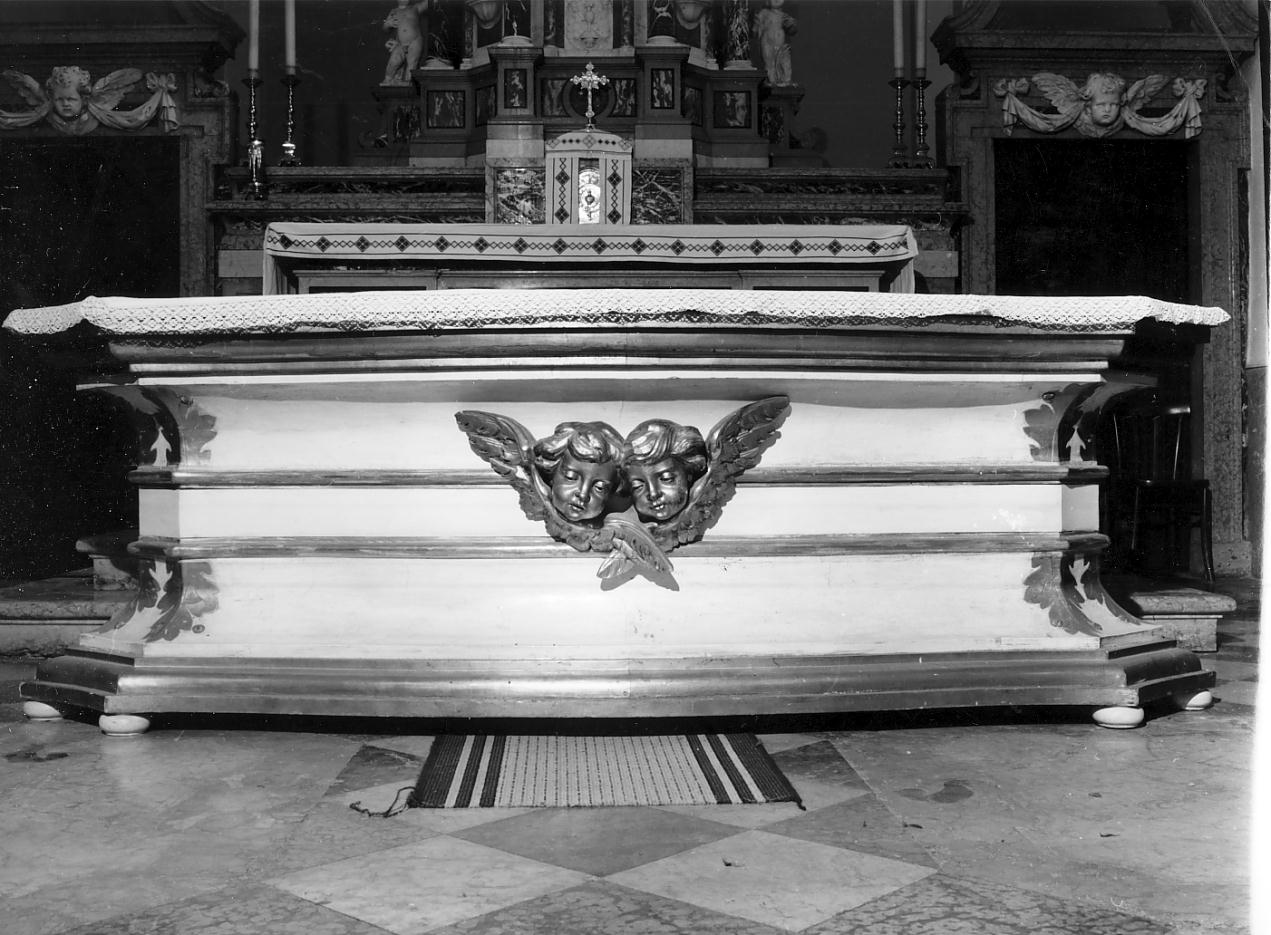 mensa d'altare, opera isolata - ambito lombardo (ultimo quarto sec. XIX)