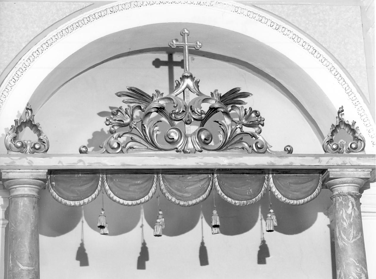 cimasa, opera isolata - manifattura lombarda (ultimo quarto sec. XIX)