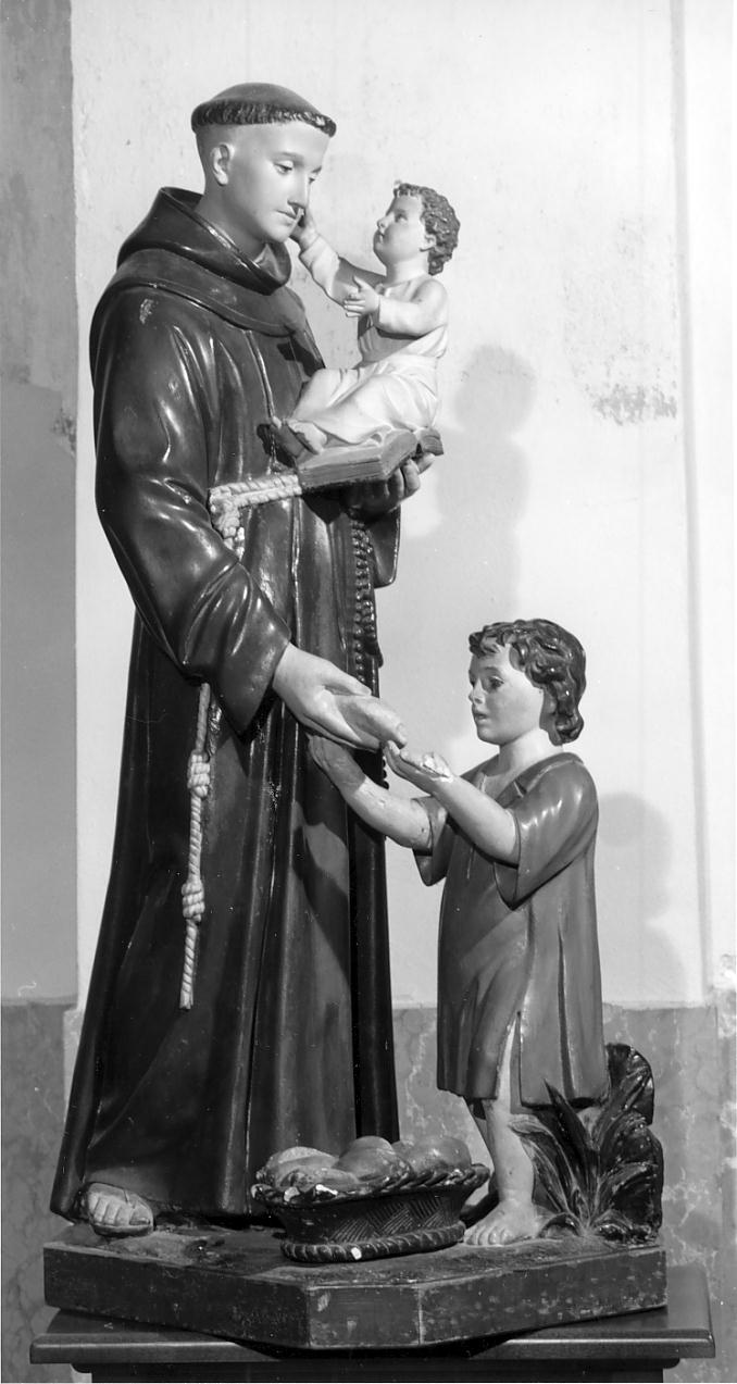 Sant'Antonio da Padova (statua, opera isolata) - bottega romana (?) (primo quarto sec. XX)