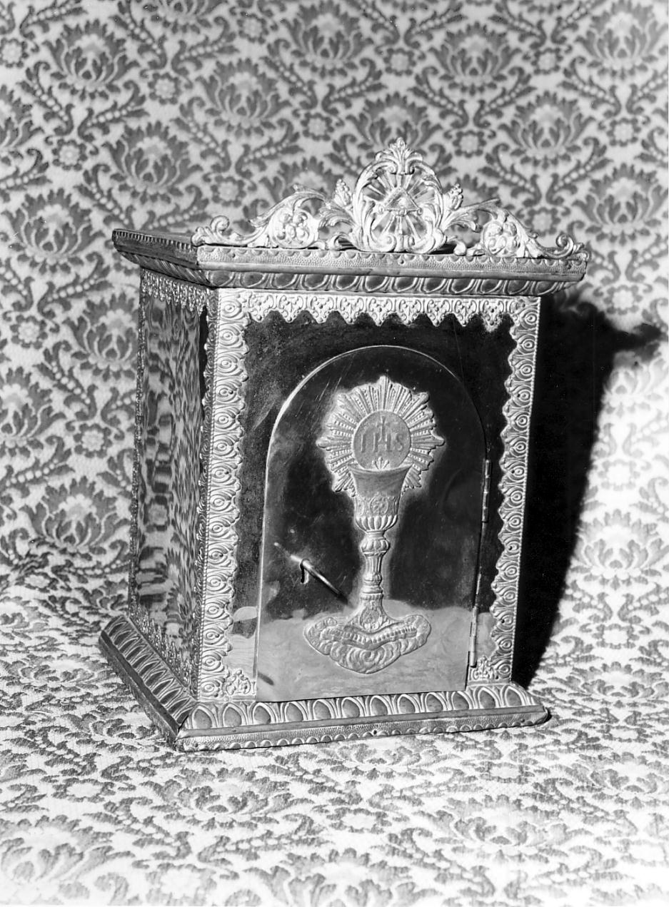 tabernacolo portatile, opera isolata - bottega lombarda (fine/inizio secc. XIX/ XX)