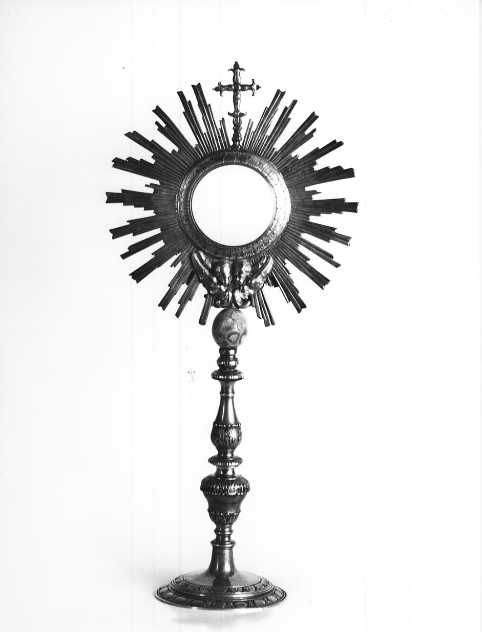 ostensorio, opera isolata di De Martini Francesco, Cervosi Angelo (sec. XVIII)