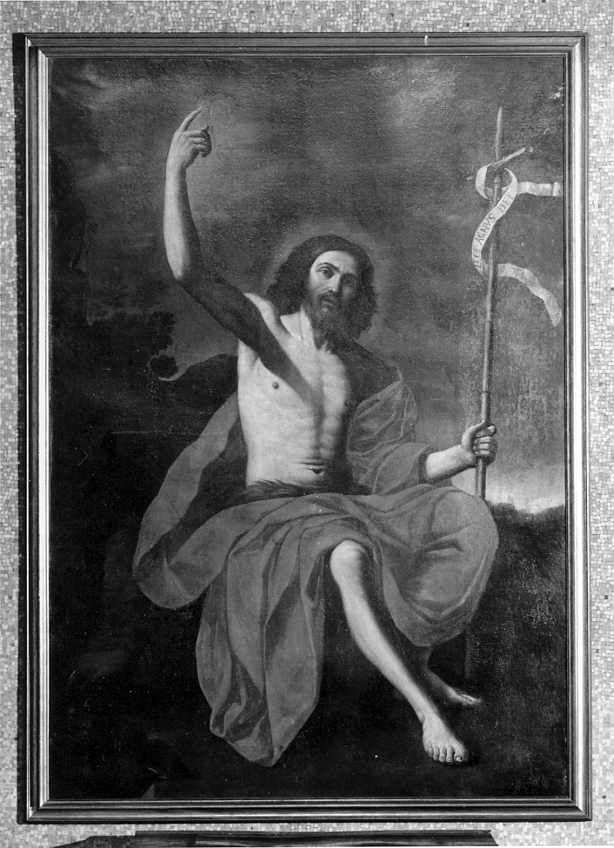 San Giovanni Battista nel deserto (dipinto, opera isolata) - ambito emiliano (seconda metà sec. XVII)
