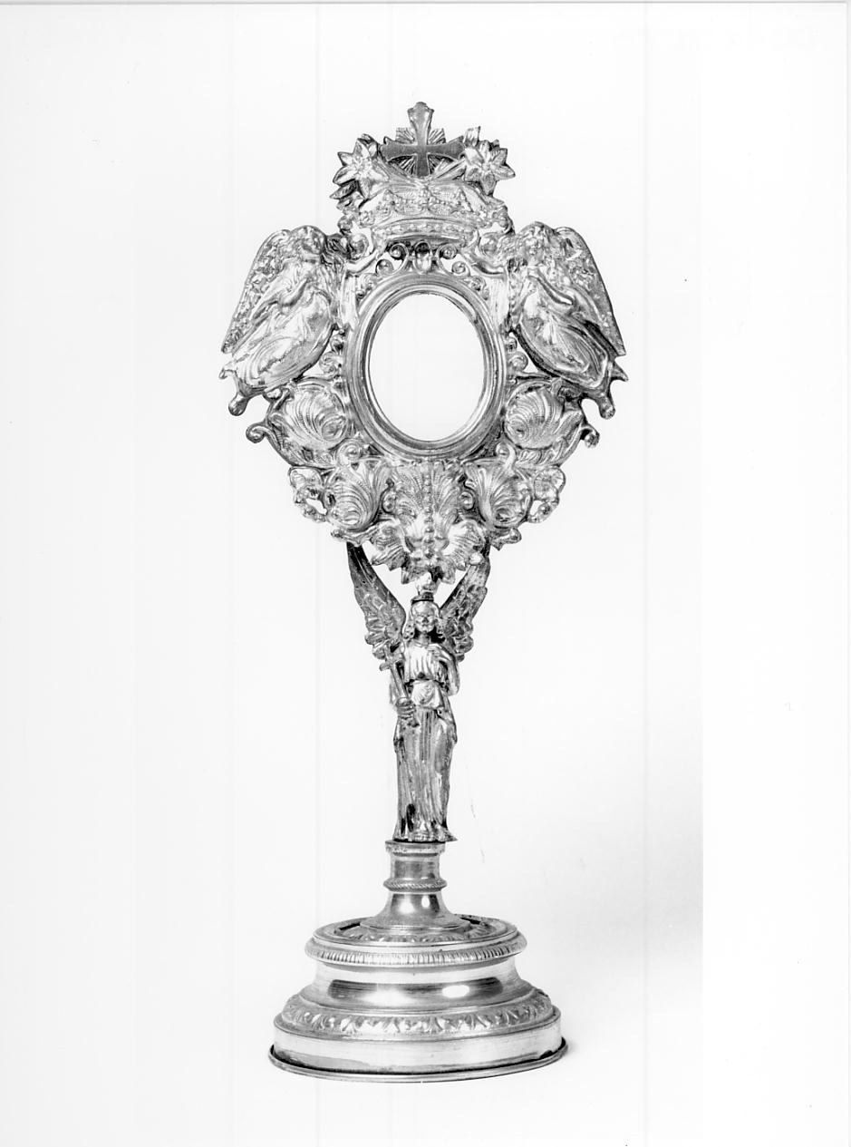 reliquiario - a ostensorio, opera isolata - produzione lombarda (seconda metà sec. XIX)