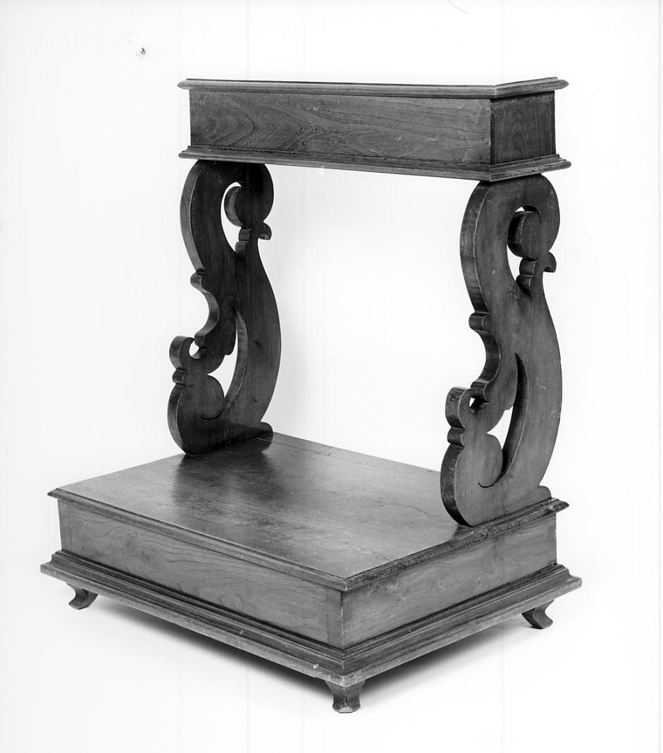 inginocchiatoio, serie - ambito lombardo (seconda metà sec. XIX)