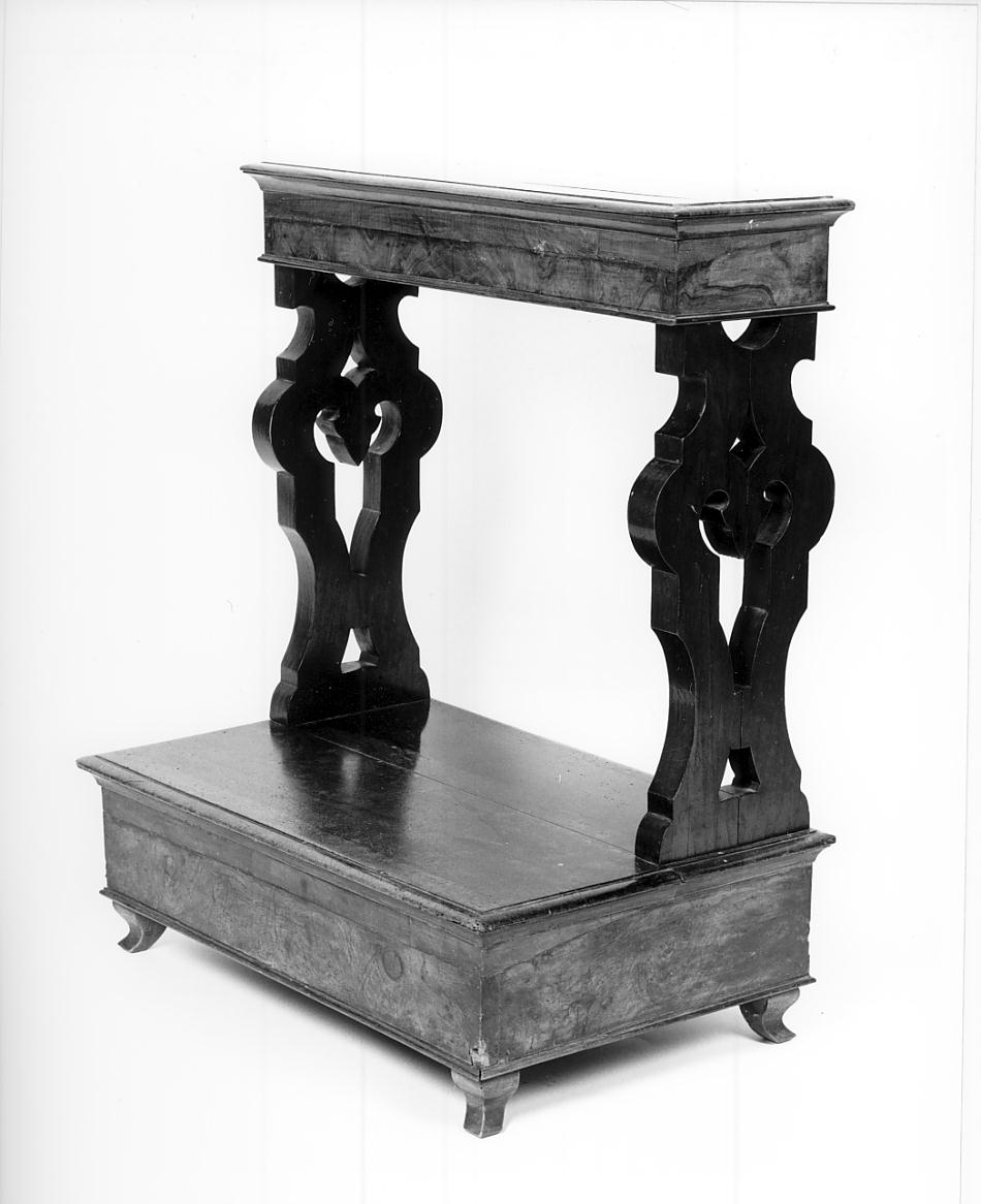 inginocchiatoio, opera isolata - ambito lombardo (seconda metà sec. XIX)