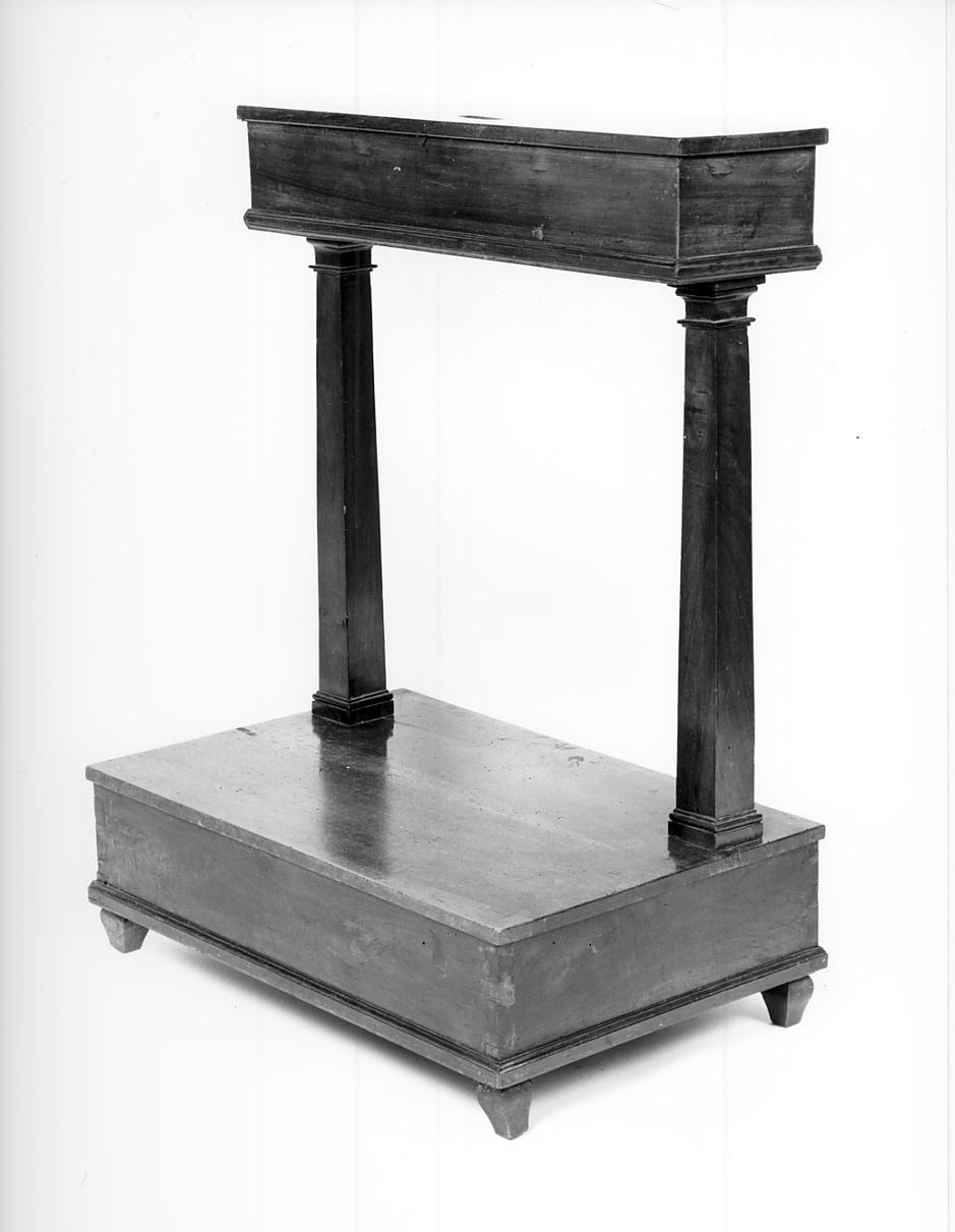 inginocchiatoio, opera isolata - ambito lombardo (seconda metà sec. XIX)