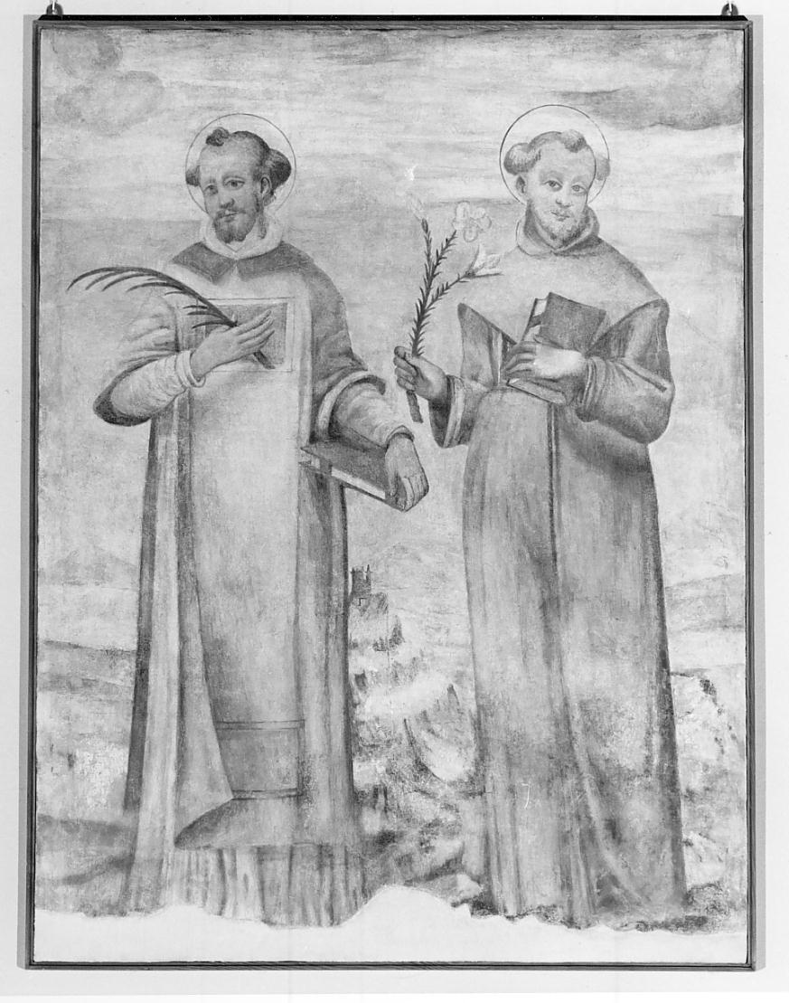 Santi (dipinto, opera isolata) - ambito lombardo (seconda metà sec. XVI)