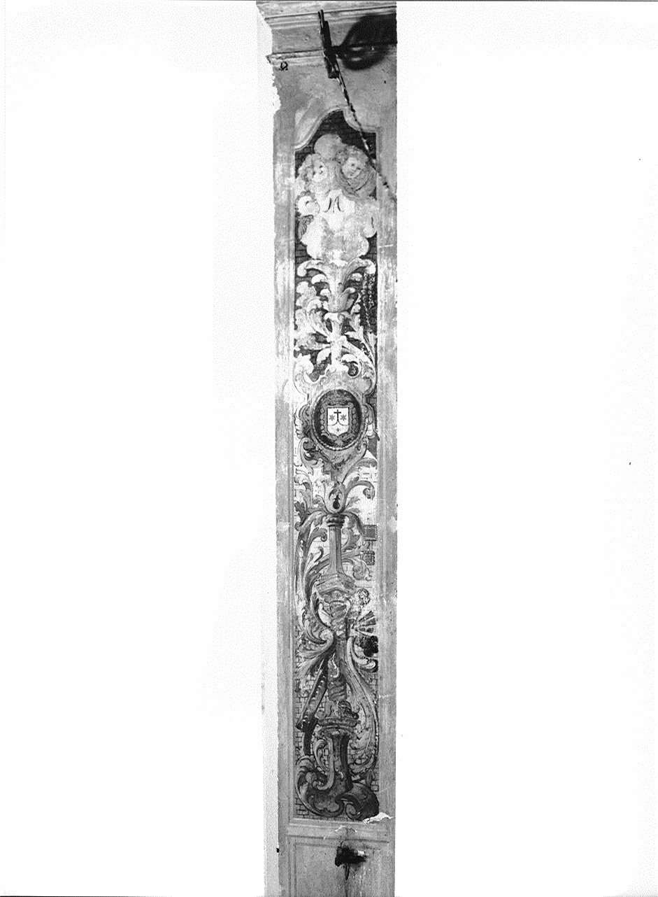 candelabre (decorazione pittorica, elemento d'insieme) - ambito lombardo, ambito veneto (secondo quarto sec. XX)
