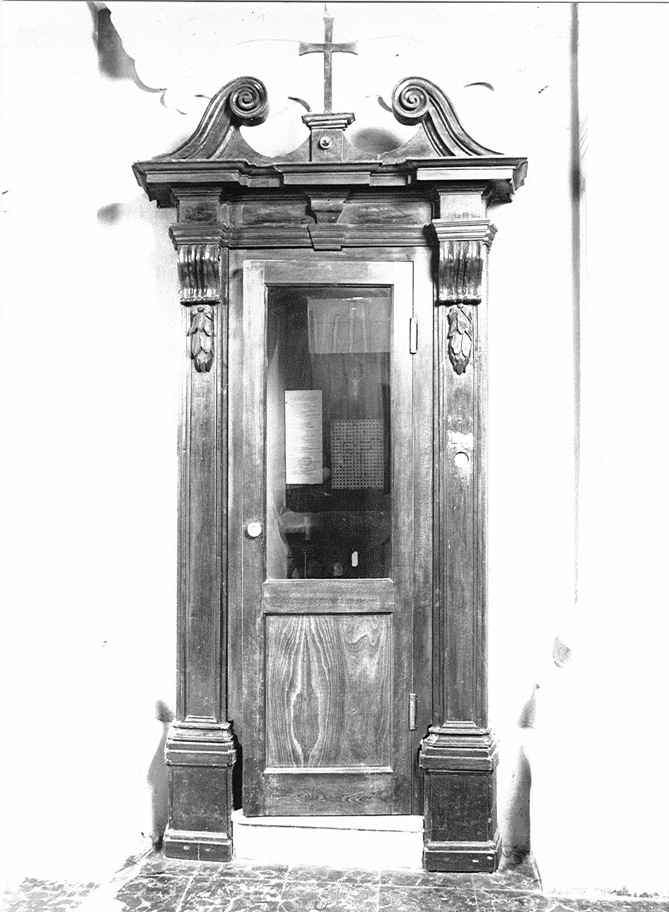 confessionale, serie - ambito lombardo (prima metà sec. XVIII)