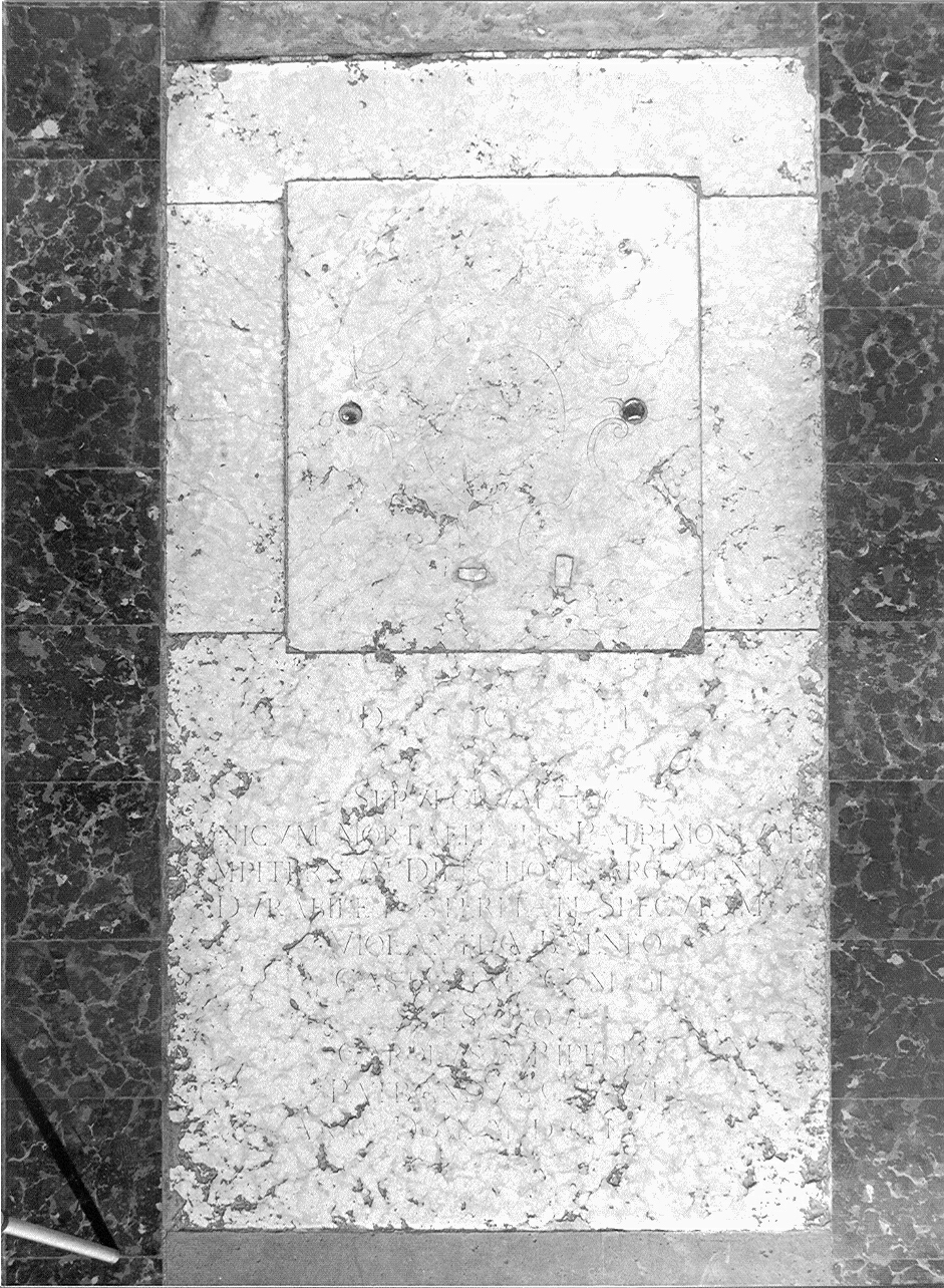 stemma (lapide tombale, opera isolata) - ambito mantovano (seconda metà sec. XVII)