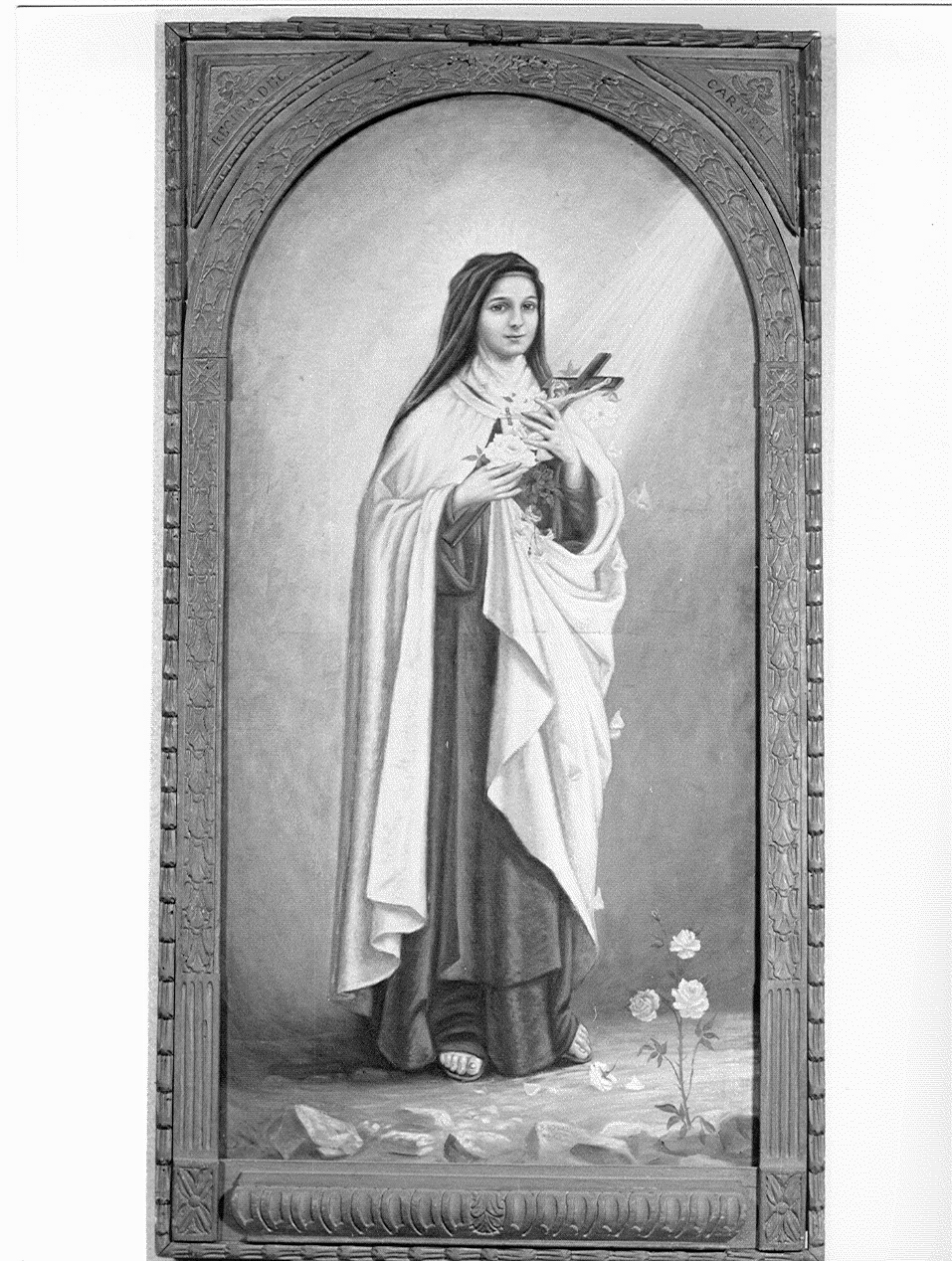 Santa Teresa del Bambino Gesù (dipinto, elemento d'insieme) di Colonna Umberto (secondo quarto sec. XX)