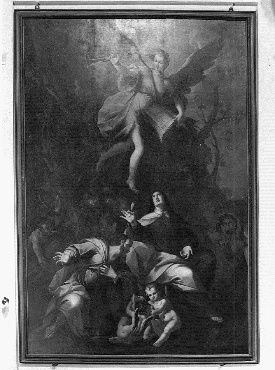 Santa Teresa (dipinto, opera isolata) di Gherardi Filippo (ultimo quarto, inizio sec. XVII, sec. XVIII)