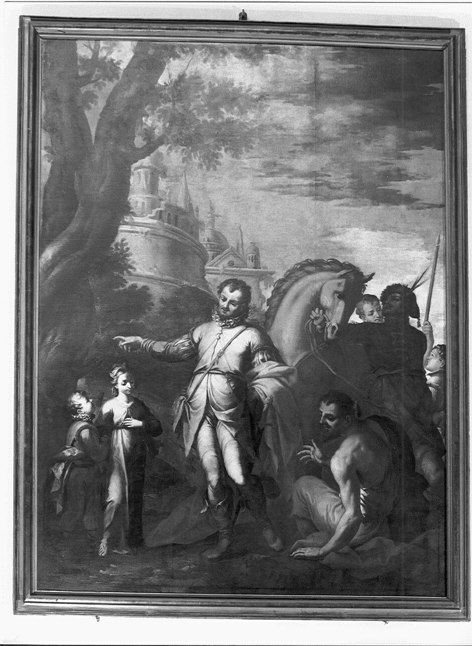 Santa Teresa bambina cerca di fuggire per convertire gli infedeli (dipinto, opera isolata) di Gherardi Filippo (ultimo quarto, inizio sec. XVII, sec. XVIII)