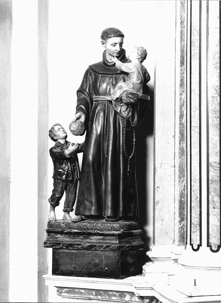 Sant'Antonio da Padova (statua, opera isolata) - ambito lombardo (fine/inizio secc. XIX/ XX)