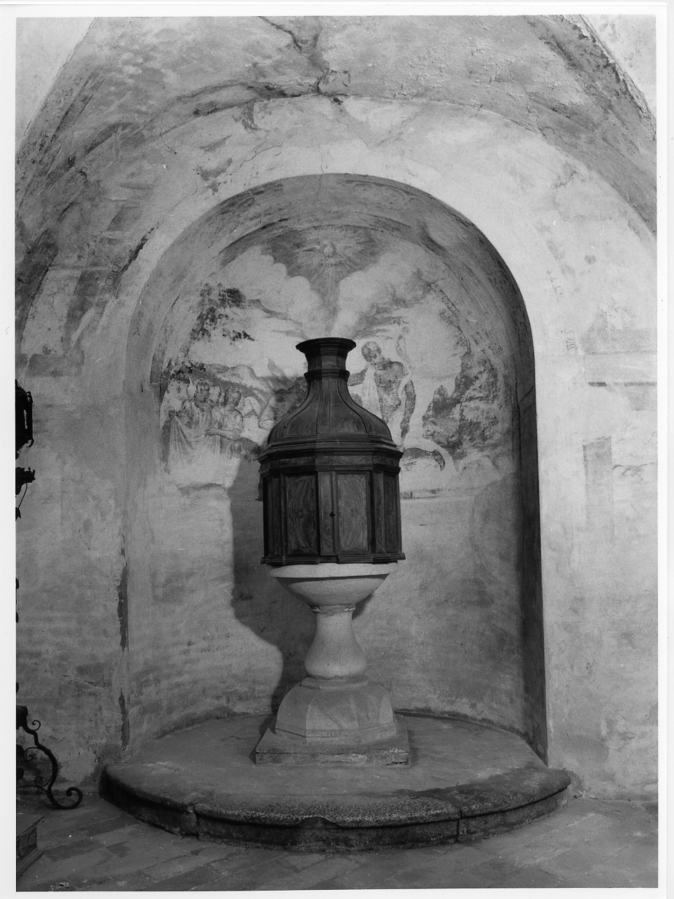 battesimo di Cristo (dipinto, opera isolata) - ambito lombardo (inizio sec. XVI)