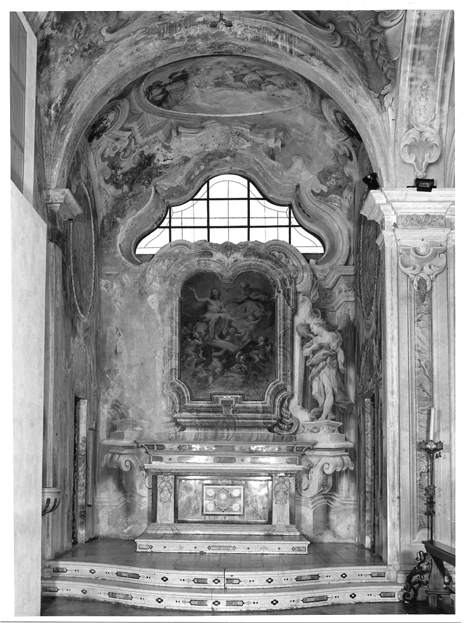 altare, complesso decorativo di Sassi Giovanni Battista (seconda metà, inizio sec. XVII, sec. XVIII)
