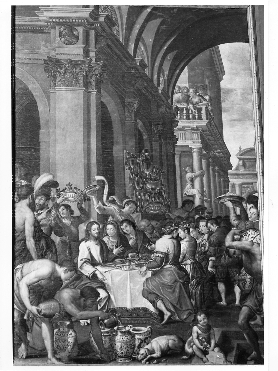 nozze di Cana (dipinto, opera isolata) di Cossali Grazio (sec. XVII)