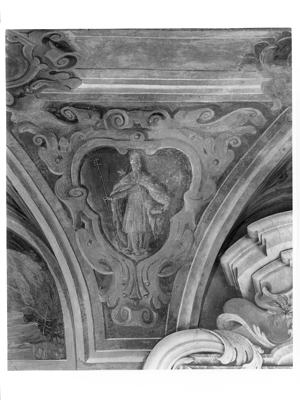 San Gregorio Magno (dipinto, elemento d'insieme) di Inchiocco Giovanni Giacomo detto Barbello (e aiuti) (sec. XVII)