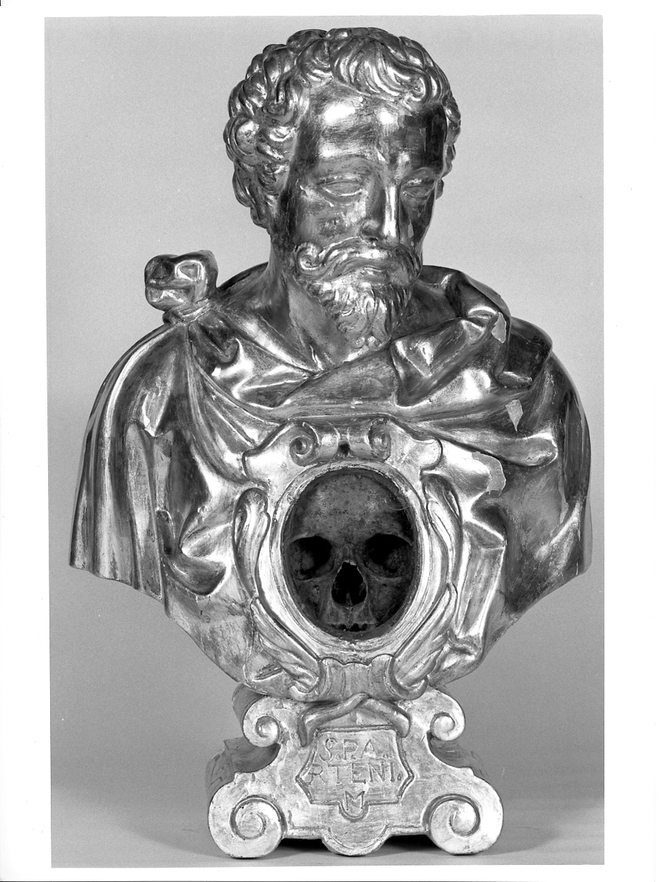 reliquiario - a busto, elemento d'insieme - ambito lombardo (seconda metà sec. XVII)