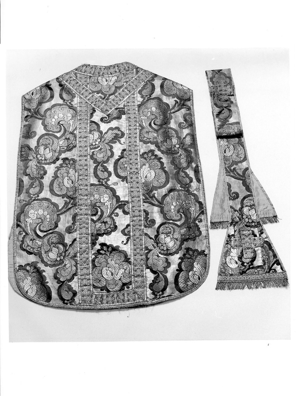 paramento liturgico, insieme - manifattura italiana (fine sec. XVII)