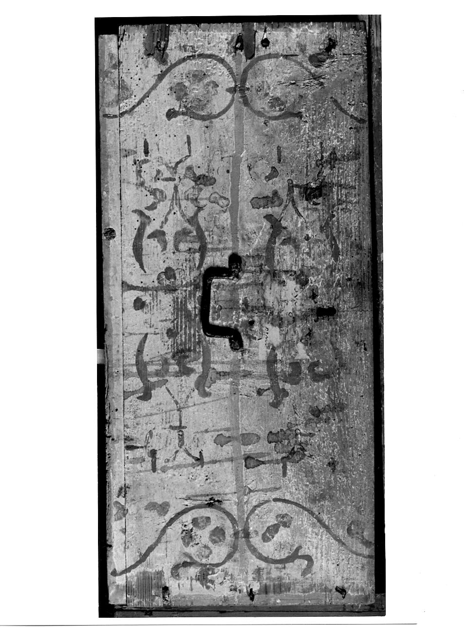 motivi decorativi vegetali (cassetto, elemento d'insieme) - ambito lombardo (metà sec. XVII)