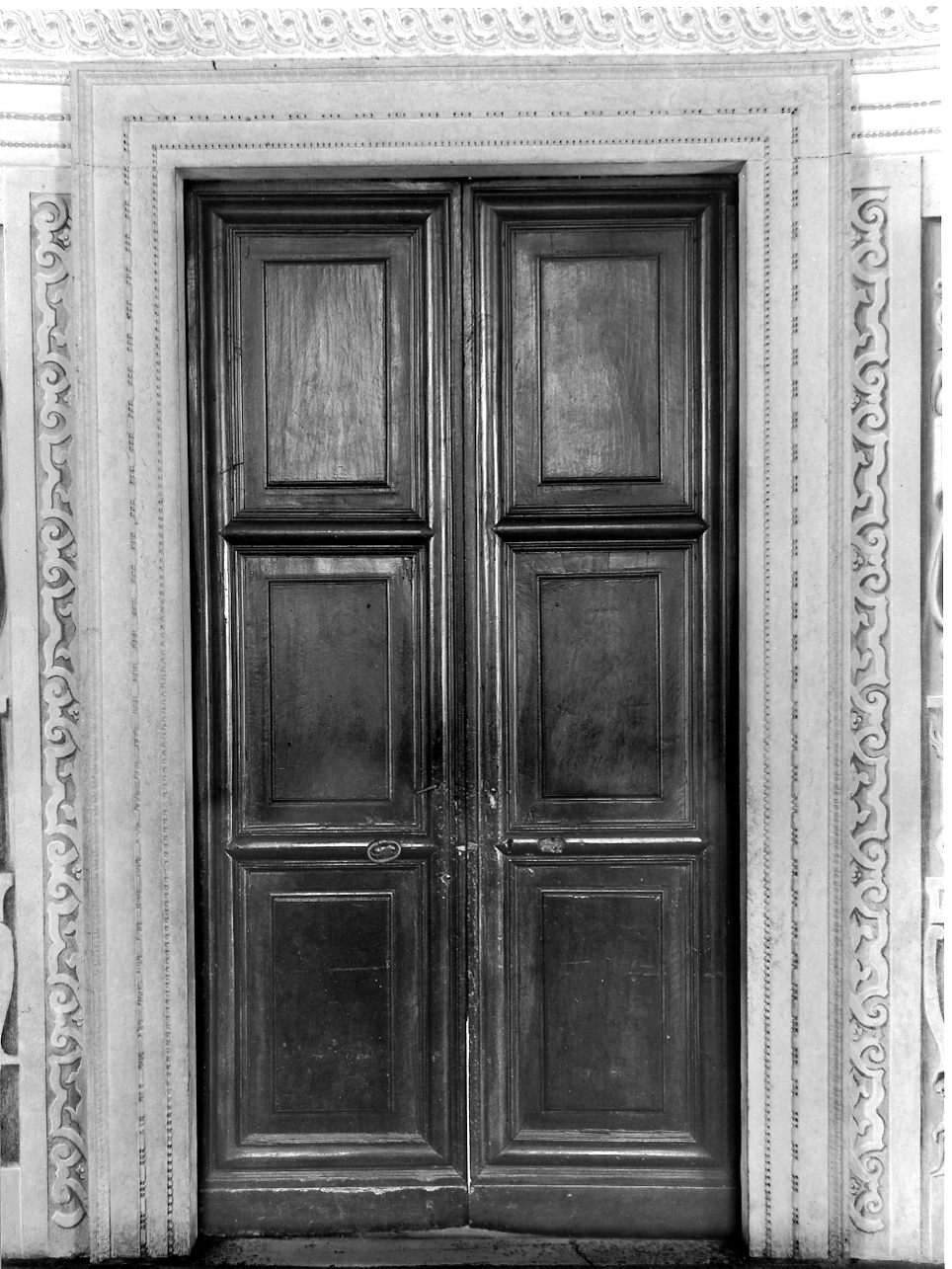 mostra di porta, opera isolata - ambito bresciano (terzo quarto sec. XVI)