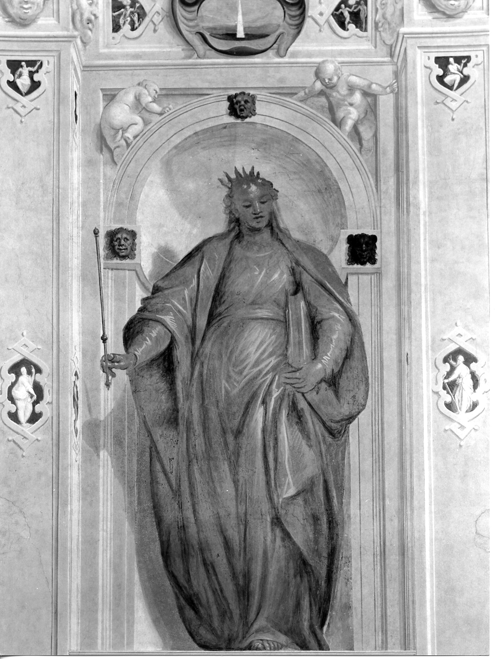 allegoria del buongoverno (dipinto, elemento d'insieme) di Zugno Francesco, Sandrini Tommaso (inizio sec. XVII)