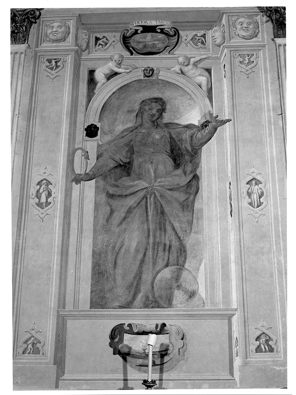 allegoria dell'Eternità (dipinto, elemento d'insieme) di Zugno Francesco, Sandrini Tommaso (inizio sec. XVII)