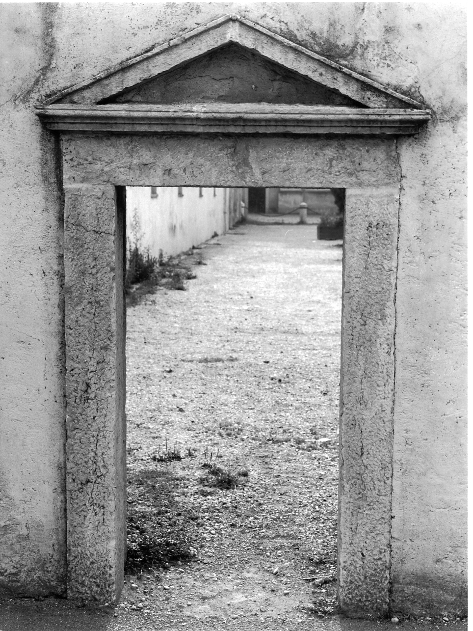 portale, elemento d'insieme - ambito bresciano (seconda metà sec. XVI)