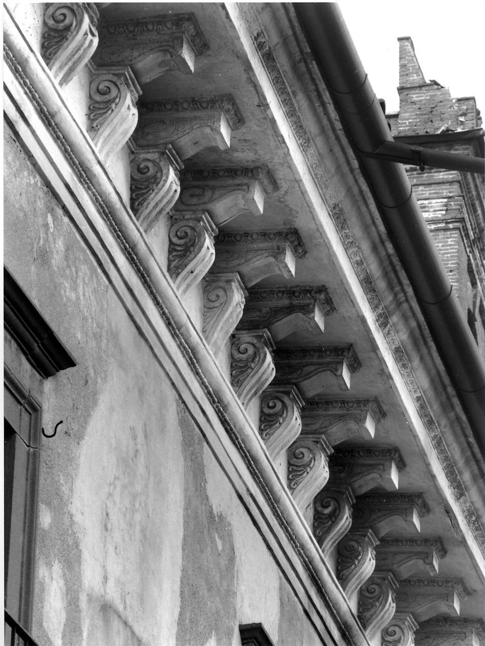 cornicione, opera isolata - ambito bresciano (terzo quarto sec. XVI)