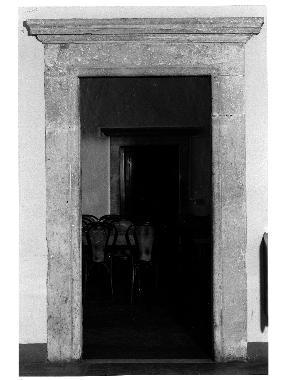 mostra di porta, opera isolata - ambito bresciano (seconda metà sec. XVI)