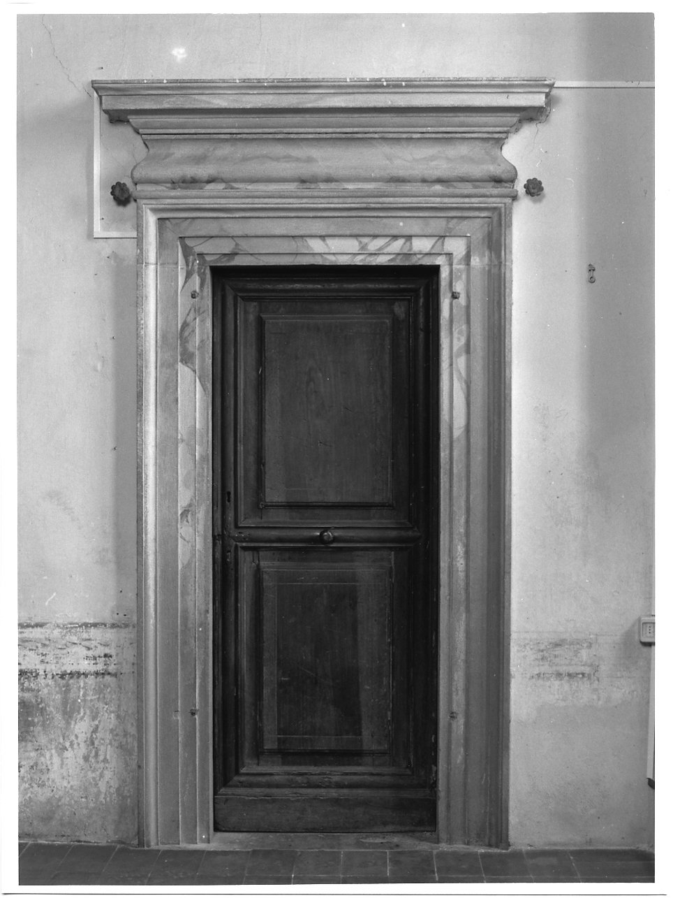 mostra di porta, serie - ambito bresciano (seconda metà sec. XVI)