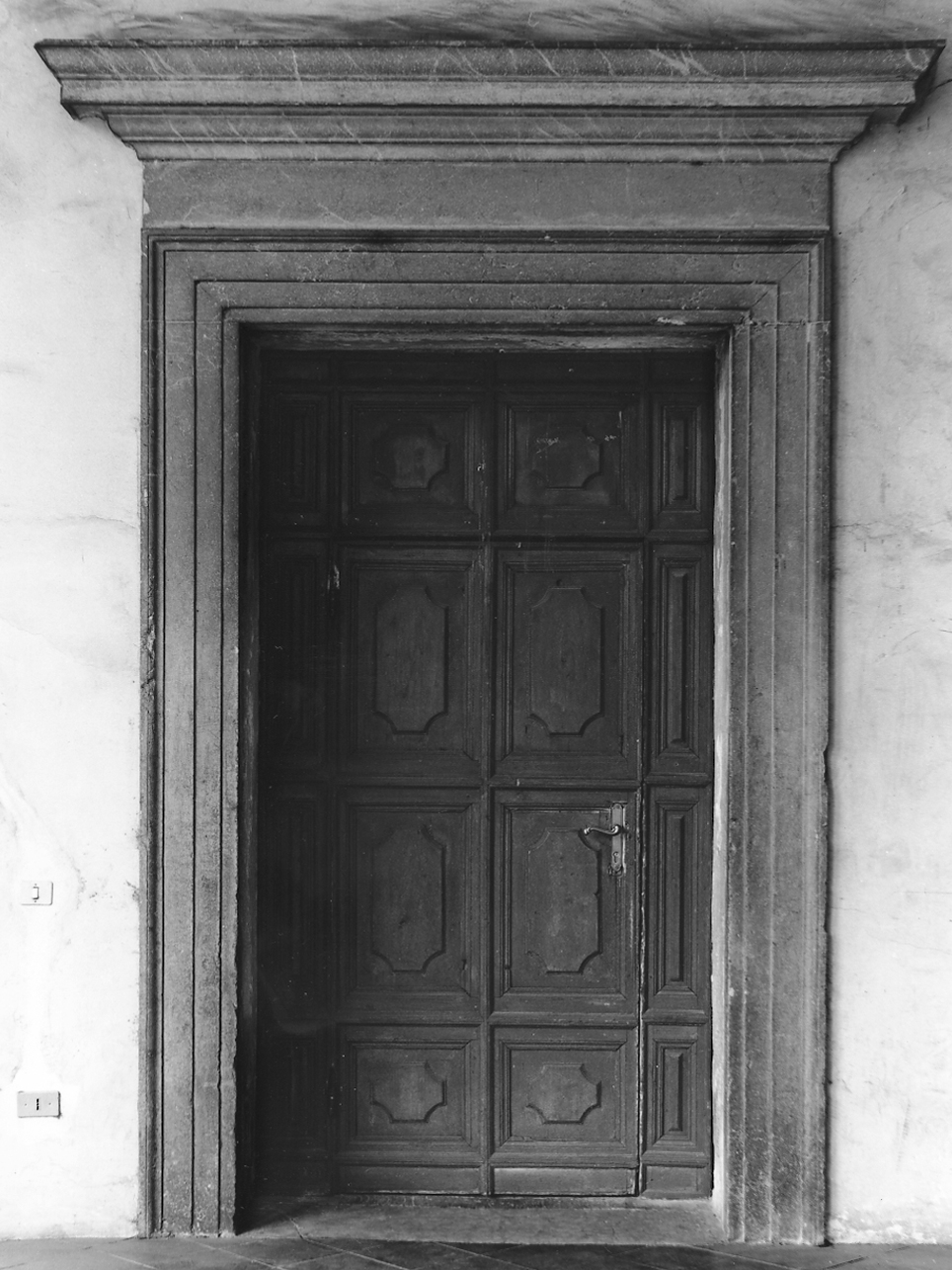 mostra di porta, opera isolata - ambito bresciano (seconda metà sec. XVI)