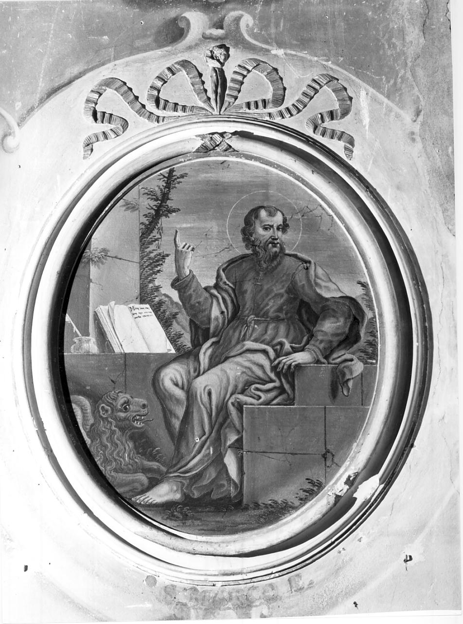 San Marco Evangelista (dipinto, elemento d'insieme) - ambito mantovano (sec. XVIII)