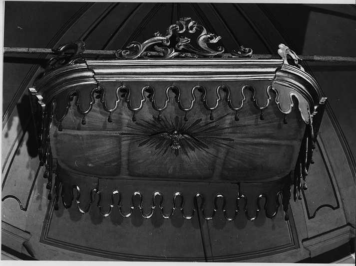 baldacchino, opera isolata - ambito mantovano (sec. XVIII)