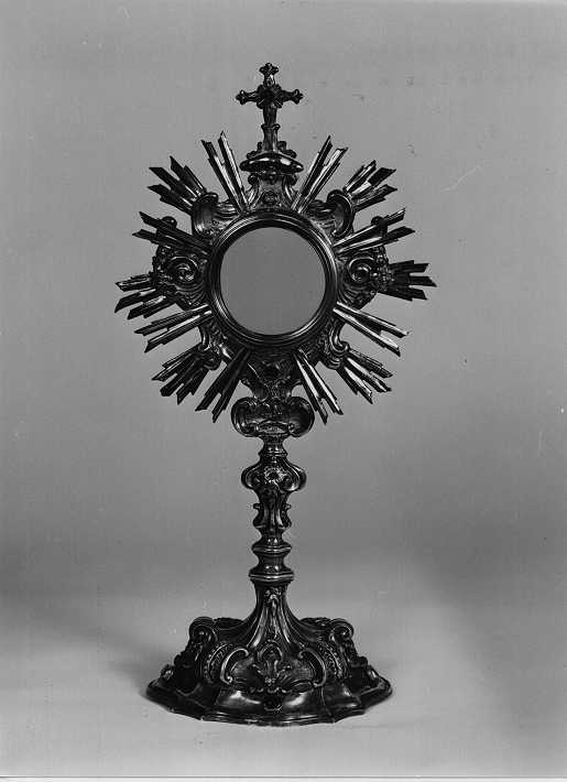 ostensorio, opera isolata - ambito mantovano (sec. XVIII)