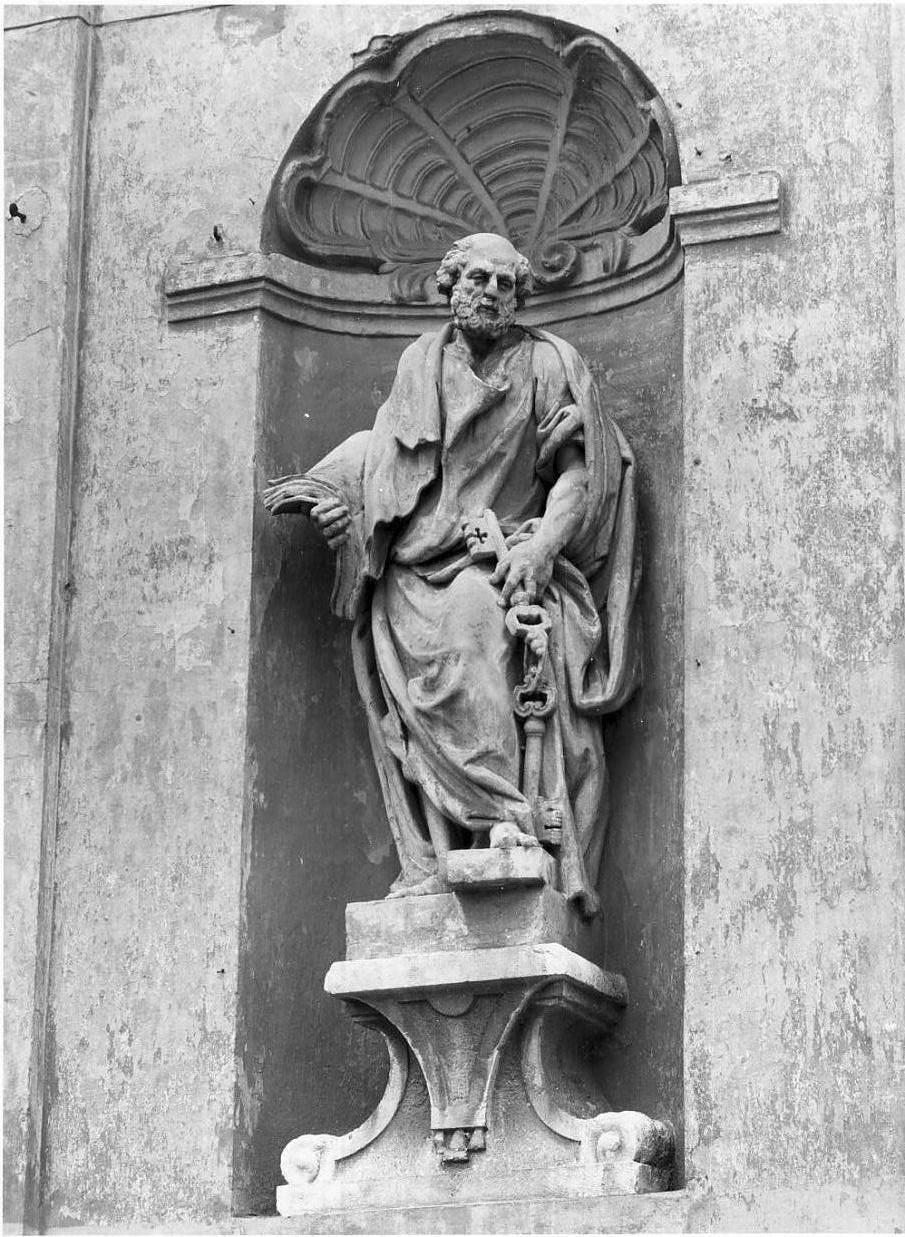 San Pietro e San Paolo (scultura, coppia) - ambito Italia settentrionale (seconda metà sec. XVIII)