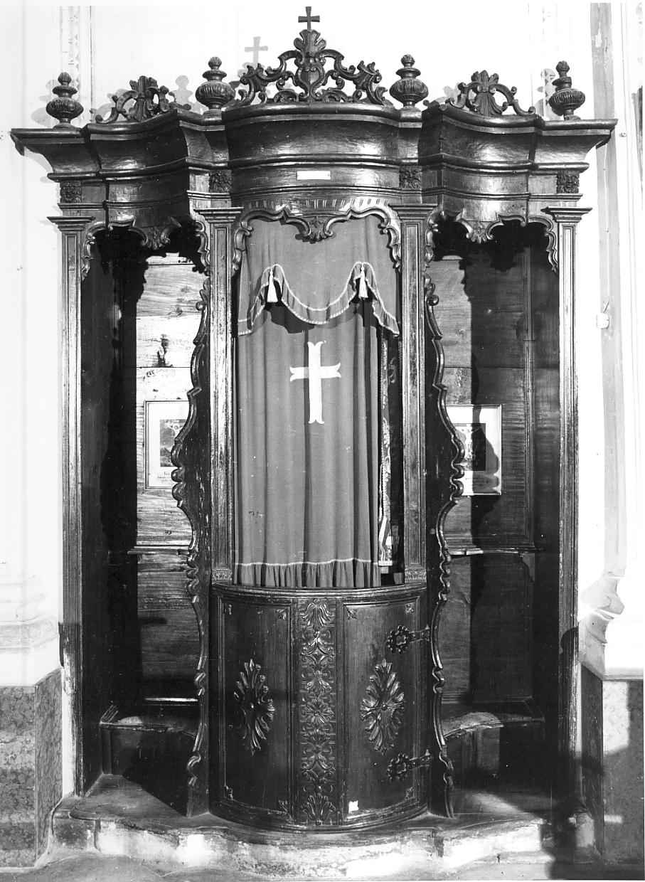 confessionale, coppia - ambito mantovano (seconda metà sec. XVIII)